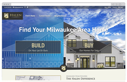 Halen Homes Website Redesign